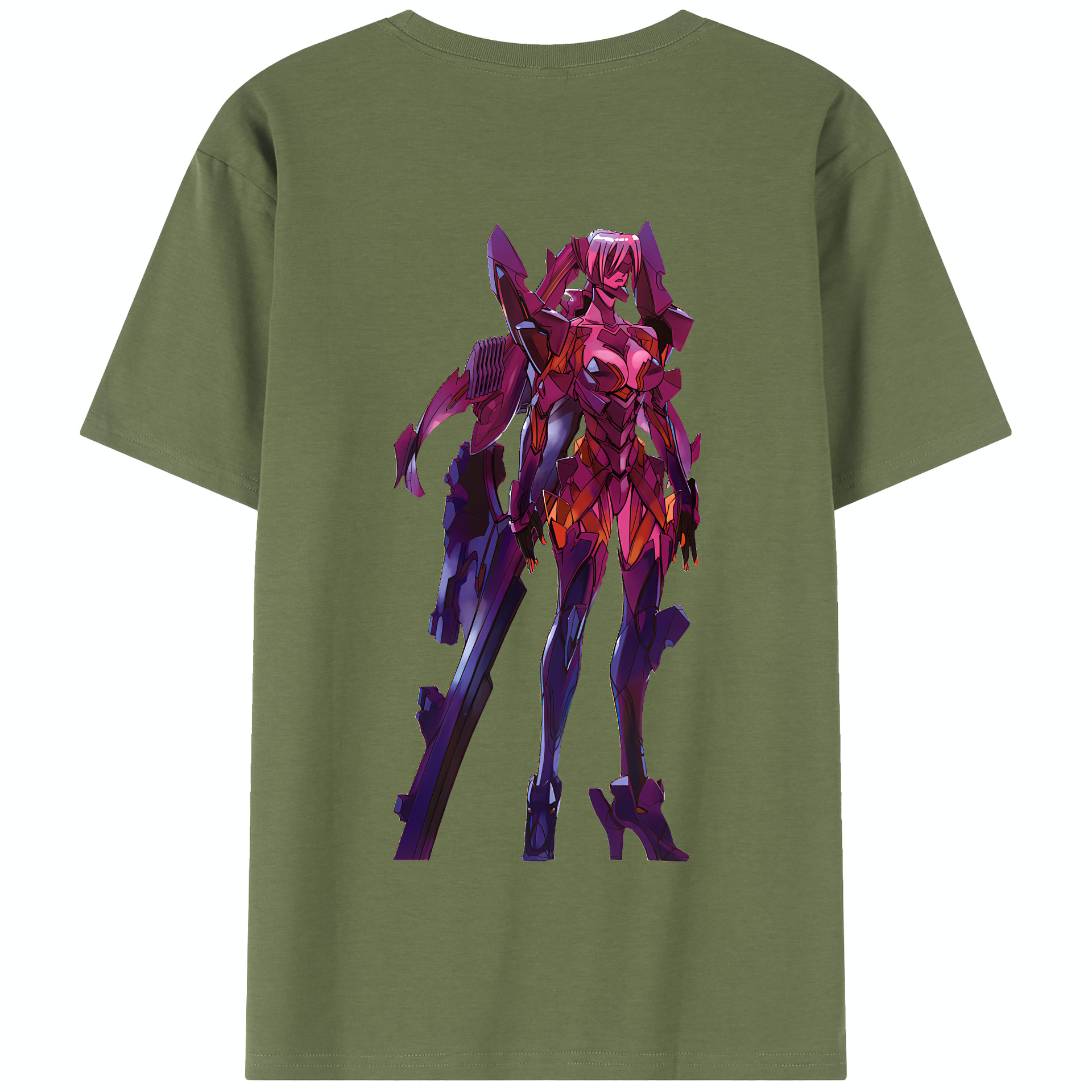 （画像用） EVA 新世紀エヴァンゲリオン 綿100％半袖Tシャツ（背面プリント）